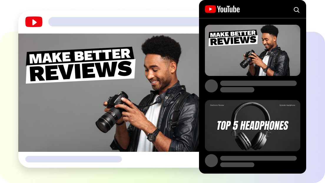 Turn images into captivating YouTube banners 